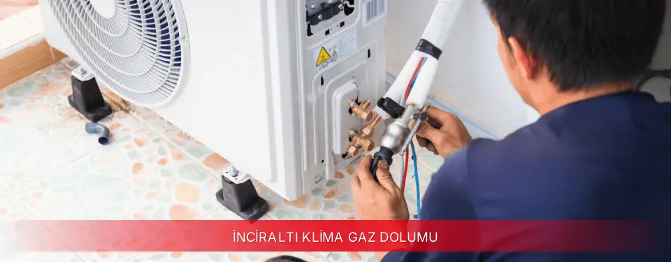 İnciraltı İlçemi Mitsubishi Electric Klima Gaz Dolumu
